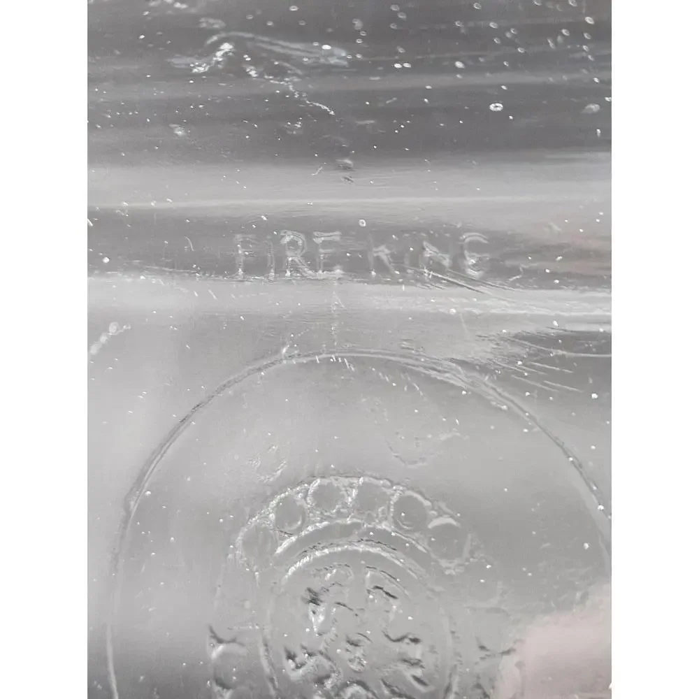 Vintage Fire-King Philbe Clear Glass Baking Dish Anchor Hocking 1940s Ovenware